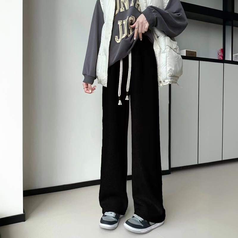 ワイドパンツ 裏起毛 韓国ファッション - flatoo style（フラトゥースタイル）