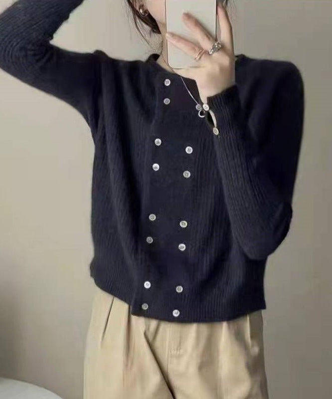 ダブルブレスト セーター 韓国ファッション - flatoo style（フラトゥースタイル）