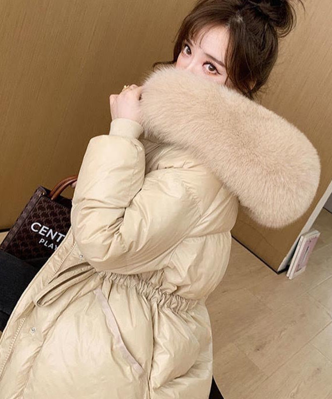 ファー 付き ダウン コート フード 韓国ファッション - flatoo style（フラトゥースタイル）